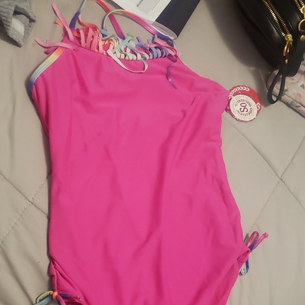 Pink beautiful bathing suit